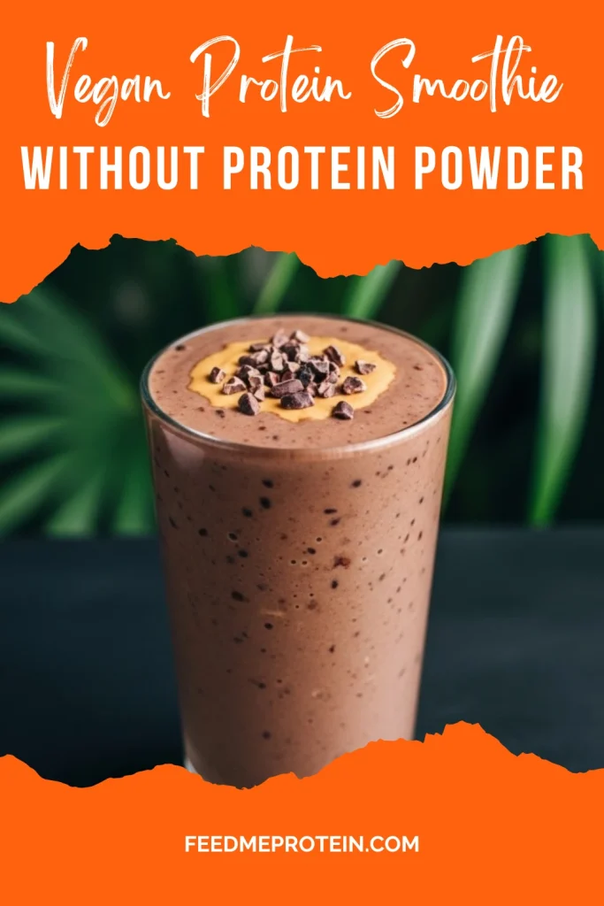 Vegan Protein Smoothie Without Protein